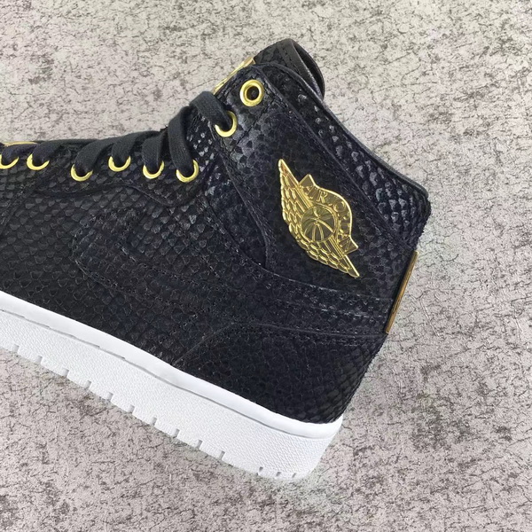 Authentic Air Jordan 1 Pinnacle Black